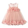 Kwiat Dresses Dresses Baby Designer Ubrania Dzieci Księżniczka Sukienka Clothe Girls Girls Fashion Spódnica Kostium Dzieci Odzież XZT076