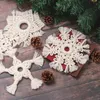 Jul Snowflake Star Cotton Rope Pendant Nordic Ins Pure Color Woven Coaster Placemat Isolated Mat Bowl Mat YL379