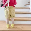 女の子の綿のクールなドットショートパンツ女の赤ちゃんカジュアル2色緩い210708