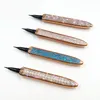 Wasserdichter, starker, selbstklebender Eyeliner-Kleber für falsche Wimpern, 2-in-1, magischer Diamant-Bling-Glitzer-Flüssigkeits-Eyeliner-Stift, kein Kleber zum Tragen von Wimpern erforderlich