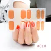 16 Mesaj / 1 Sayfalık Nail Art Etiketler UV Jel Lehçe Tırnak Sarar Şeritler Tam Kapak Renkli Oje Çıkartmalar Çıkartmaları Manikür Aracı