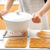 Mats Pads Anti-Calding Bamboo Isolatietafel Mat Japanse Plaatsplaat Dish Pot Bowl Diner