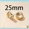 Jewelrytrendy Ins Or Métal Poli Géométrique Géo Minimaliste Minimalisme Hoop Boucles D'oreilles Mode Coréenne Chic Femmes Fête Bijoux Hie Drop D