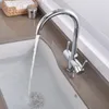 drinking Water Purification Tap Beige&Chrome Kitchen sink Faucet mixer Design 360 Degree Rotation filtered Kitchen Faucet T200805