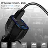 3.5A USB QC3.0 PD Type-C 3-Port Car Charger with Retail Box Fast Charging Vehicle Power Adapter for iPhone Xiaomi Samsung Universal Chargers