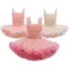 Baby Girls Dress Summer Cute Lace Cake Princess Dress For Formal Festival Birthday Party Performance Costumes Baby Girl Dresses G1129