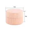 Vintage Round Wedding Wood Ring Box Jewelry Storage Box Necklace Earrings Container Storage Case Wholesale