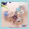 Clips Care & Styling Tools Hair Productskorean Alloy Masson Hairpin Spring Clip Diamond Jewelry Wholesale Taobao Crystal Top Clamp Drop Deli