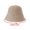 Beanie/Skull Caps 2022 Autumn and Winter Sticked Fisherman's Hat Female Fashion Solid Color Wild Painter Trend Concise Drop Delm22