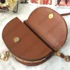 Üst kaliteli kahverengi buzağı deri deri yarım ay çantası kadın chl nil nano kadınlar küçük çanta çapraz crossbody cüzdanlar lüks tasarımcılar sn kutusu ile çanta