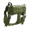 Tactical 2pcs/set Waterproof Hunting Dog Vest Outdoor Molle Breathable Hunting Dog Cloth Harness with Leash Adjustable Size