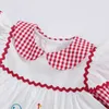 Bébé fille dessin animé broderie robe à carreaux infantile Espagne princesse robes filles robes de fête d'anniversaire enfants Boutique vêtements 210615