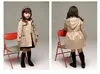 2-10 лет девушки толстовка весна осень длинный стиль пальто с капюшоном для девочек детская куртка дети дня рождения подарок 211204