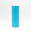 Sublimering DIY Rak tumblers 20oz Glöd i den mörka Tumbler Lysous Paint Luminescerande Magic Skinny Cup W-00878