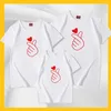 Summer rodzic-dziecko odzież koszulka biała matka i córka rodziny trzy krótkie rękawy PINPL29 210922