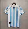 Retro 1986 Voetbalshirt Maradona CANIGGIA 1978 1996 Voetbalshirt Batistuta 1998 RIQUELME 2006 1994 ORTEGA CRESPO 2014 2010 Argentinië simeone ZANETTI 2001 VERON