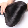 Double Drawn Bone Straight Hair Weaves Bundles Vrigin Hair Extensions Natural Color Thick Ends Hair Bundles