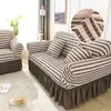 Stripe europeisk stil soffa täcker elastiska slipcovers för vardagsrum hörn handduk soffa möbler copridano 211116