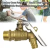 Equipamentos de rega que vinham torneira de água Brass ao ar livre 1/2 tap tap lockable jardim casa ferramenta útil