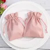 Gift Wrap 10pcs Suede Fabric Jewelry Drawstring Bag Wedding Candy Packing Pouches Christmas Party Decor Cosmetic Beads Storage Bags