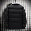 Man Fur Collar Down Coats Fashion Trend Vindskyddad Ull Turndown Neck Puffer Jacka Designer Vinter Partihandel Varm Bröd Casual Puff Jackor