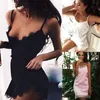 mulheres sexy camisinha roupa de dormir vestido de cetim