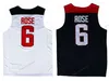 Custom 2014 D. Rose Basketball Jersey USA Derrick Men's Ed White Blue Size S-4xl Dowolne nazwisko i numer najwyższej jakości