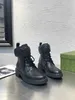 Botas cortas clásicas de tacón bajo para mujer de estilo europeo y americano material de empalme de cuero enviar bolsa tamaño 35-41