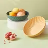 Dishes & Plates Plate Candy Dish Dried Fruit Tray Simple Snack Unbreakable Vegetable Storage Plastic Salad Bowl