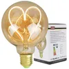 Bulbos Home Retro Bulbo E27 Luz LED Filamento 110 V 220 V 4W Dimmable G95 Vintage Ampola Lâmpada Espiral Incandescente