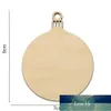 10pcs Wooden Tags Christmas Balls Decor Art Crafts Ornaments DIY Scrapbooking Christmas Tree Blank Decorations Gift Tag Shape Factory price expert design