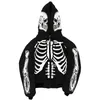 Men's Hoodies & Sweatshirts EOENKKY Fashion Hi Street Cardigan Skull Painted Streetwear Hip Hop Graffiti Hoody Tops Size S-4XL