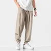 Pantalon Hip Hop pour hommes pantalon de sport ample grande taille décontracté Harlan pantacourt Streetwear pantalon printemps été nouvelle mode