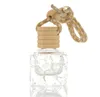 Auto parfum fles luchtverfrisser diffuser opknoping leeg glas navulbaar voor auto hanger voor auto-decor accessoires