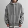 IEFB Korean Hooded Zipper Sweatshirts Style Jackor Mäns Lösa Sportkläder Höst Mode Lös Stor Storlek 9Y6281 210927