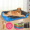 Drop transport multi-color pet big dog bed warm house soft nest basket waterproof kennel cat puppy large Y200330