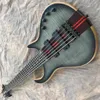 Custom Grand Hee через Body Black Tuners 6 Strings 9V аккумулятор электрический бас-гитара в наличии Бесплатная доставка