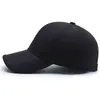 Primavera Outono Homens Moda Selvagem Sunshade Sun Proteção Boné de Beisebol Preto para Mulheres Inverno Esporte Algodão Frio Bonés C35 220112