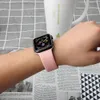 Zastępcze paski obserwowane pasy dla Apple Watch Band Iwatch Series 1 2 3 4 5 6 SE Soft Silikonowa opaska 38 40 42 44 mm Orig7177879