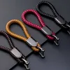 Damenschmuck Luxus Metall Leder Selbstverteidigung Autoschlüssel Schlüsselanhänger Halter Geschenk für Mama Herren Gadgets Auto Schlüsselanhänger Damen Luxus G1019