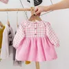 Bahar Bebek Bebek Kız Elbise Giysileri Prenses Toddler Elbise Kızlar Için Parti Doğum Günü Elbise 0-2years Bebek Giyim Vestidos Q0716