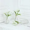 Dekoratif Çiçek Çelenk Simülasyon Çiçek 5 Lily Valley Düğün Dekorasyon El Buket Ev Pogerya Sahneleri Sahte FlowersDecorati