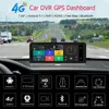 Caméra DVR pour voiture, 7 pouces, IPS, Android 4G, navigateur Gps, HD 1080P, double objectif, enregistreur vidéo, Vision nocturne, surveillance du stationnement, tableau de bord