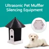 Silenziatore per addestramento ad ultrasuoni per animali domestici per esterni Dispositivo di silenziamento per animali Dispositivo di guida per cani e gatti con scatola al dettaglio
