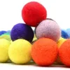 240pcs feutre boule bricolage bricolage laine de laine 40 couleurs pour vésicules en vrac pour feutre et guirlande y0816