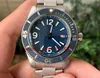 7Style NEW TF Factory Mäns Asiatisk Manual Cal.2824 Best Quality Diver Sapphire Crystal Mekanisk Automatisk 44mm Ring med Numeral Watche