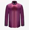 manteau de costume violet