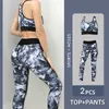 VUTRU Seamlwomen Yoga Set Workout Sportkleding Gym Kleding Fitnbra Crop Top Hoge Taille Leggings Sports Suits Yoga Suit X0629