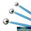 4 pièces outils de boule de modélisation en acier inoxydable Fondant gâteau fleur décoration boule ensemble d'outils Mayitr Dessert décorateurs