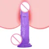 Erotische weiche realistische Dildos für Frauen Masturbation Anal großer Saugnapf Erwachsenes Sexspielzeug für weibliche Spielzeuge